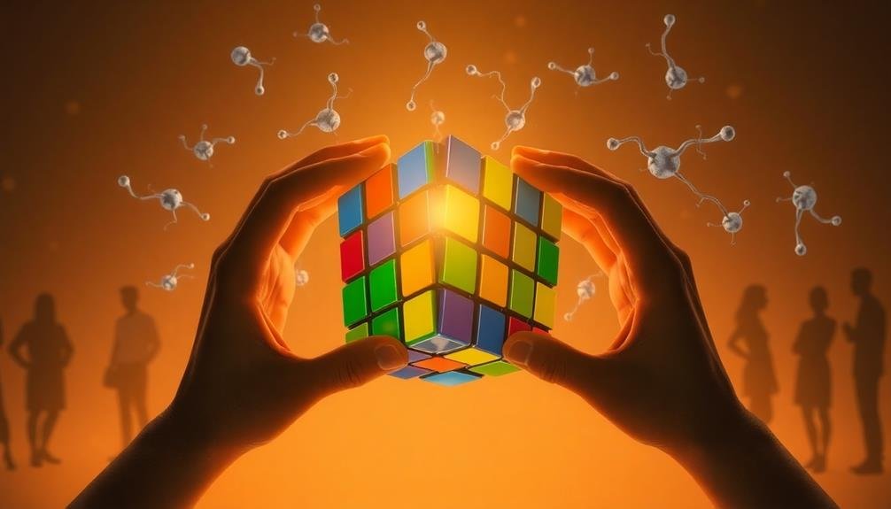 colorful puzzle cube challenge