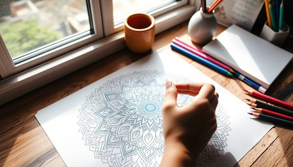 coloring activities reduce anxiety