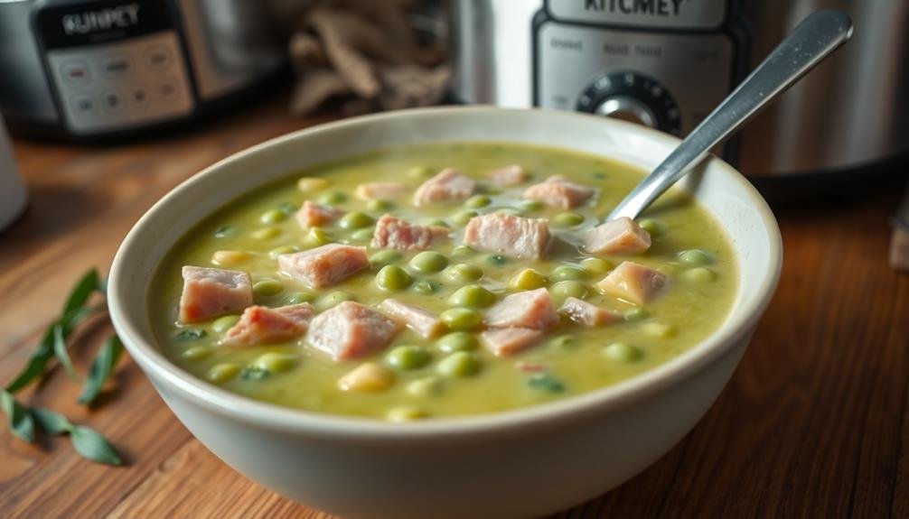comforting pea and ham