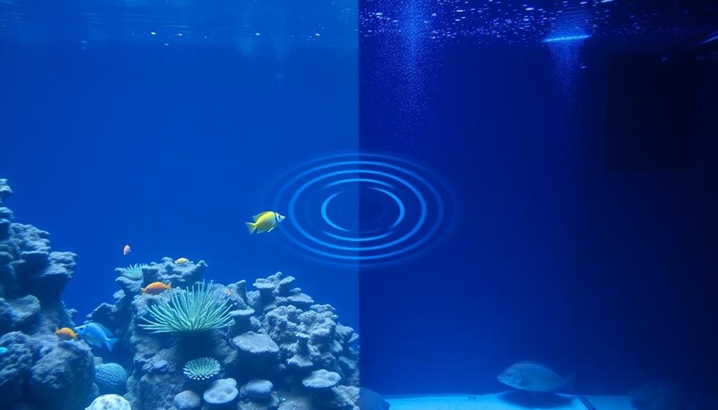 comparing underwater sound sources