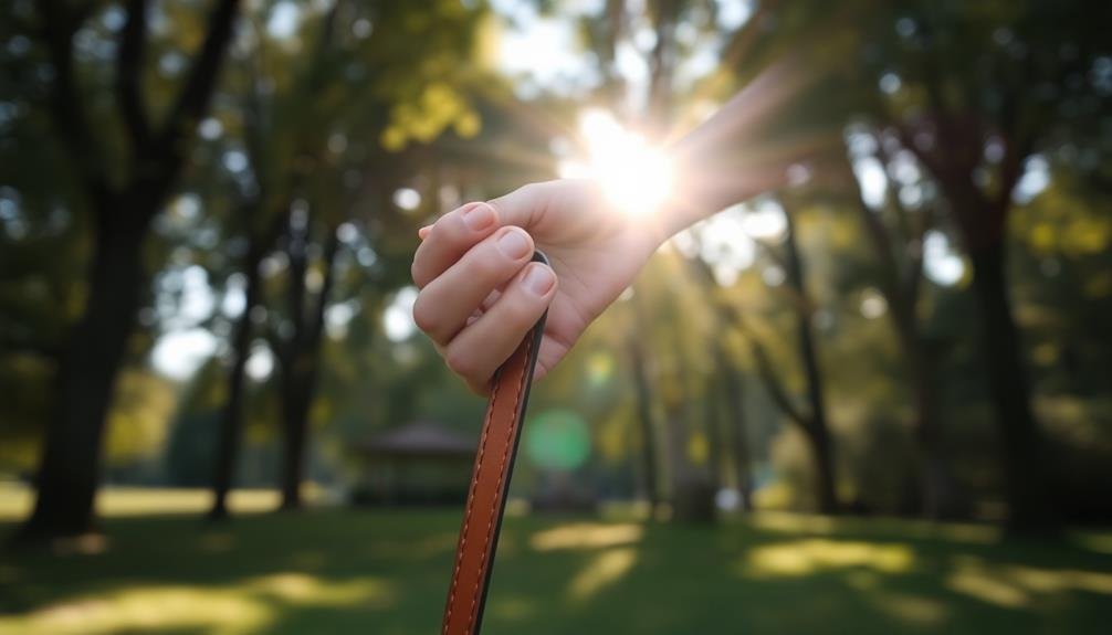 conscious dog leash management