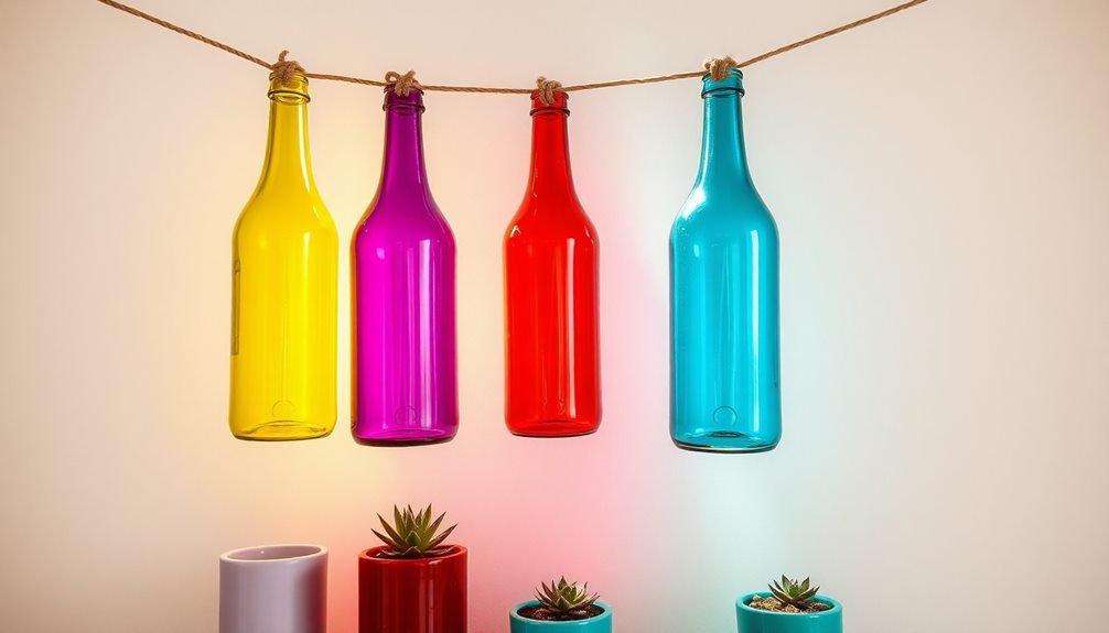 crafting glass bottle therapy