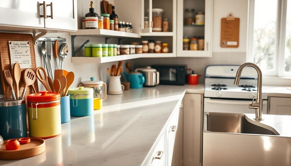 create consistent cleaning schedule