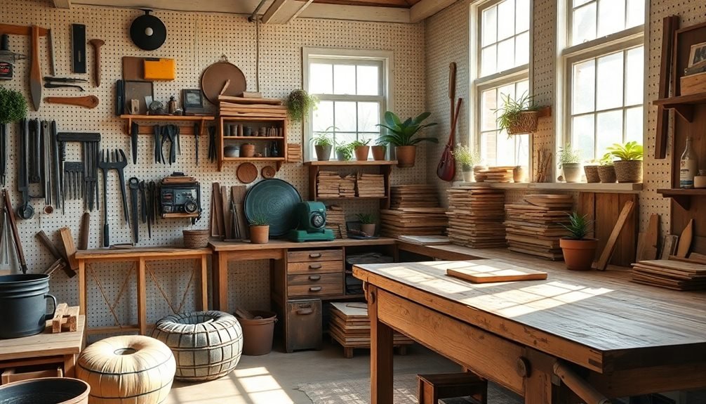 creating a serene workspace