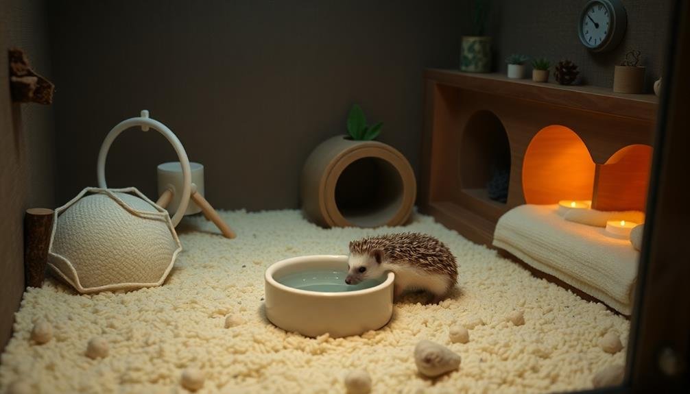 creating hedgehog living space