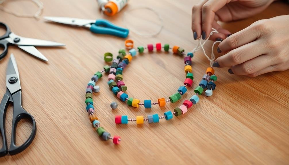 creative paper bead making