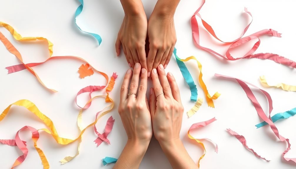 creative shredded paper art