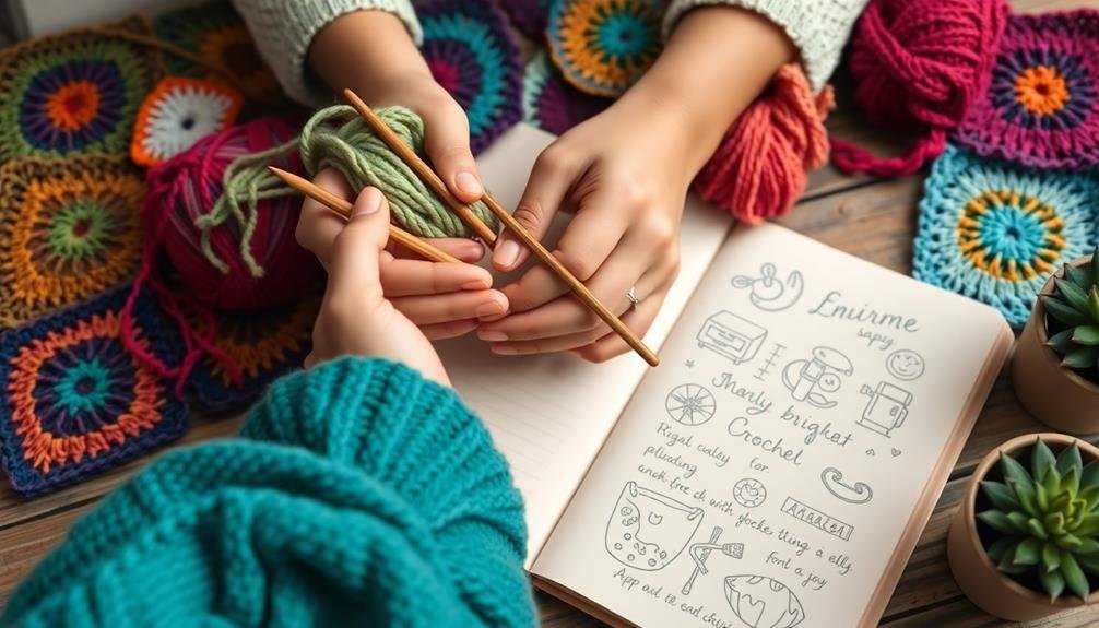 crochet journals enhance well being