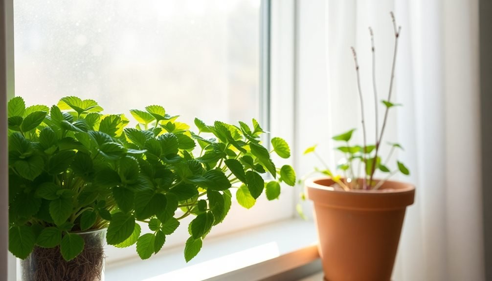 cultivating mint for relaxation