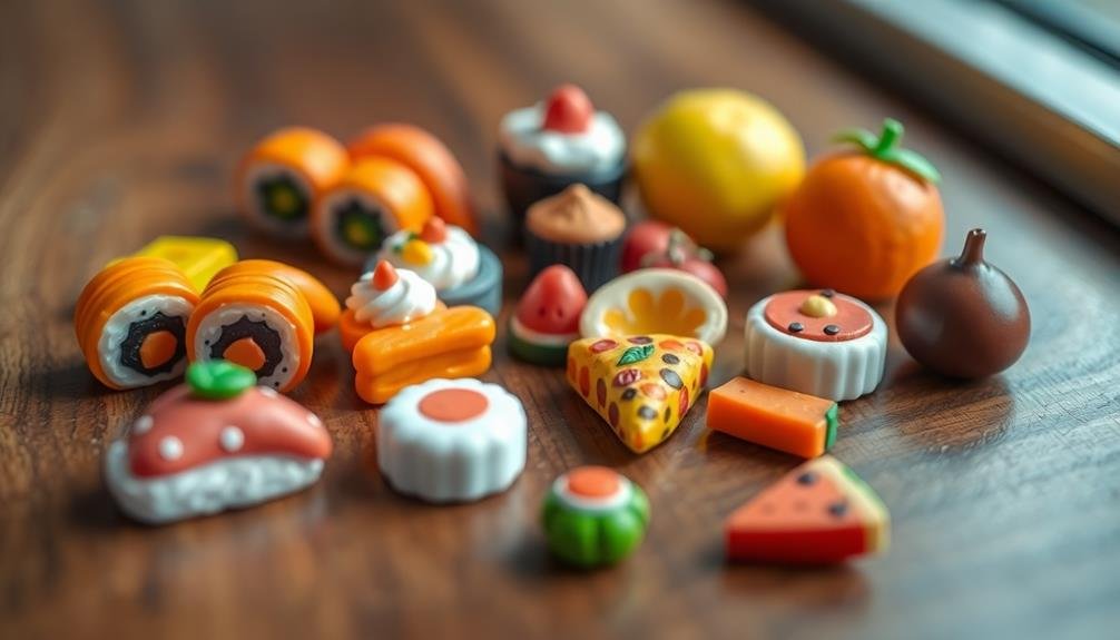 cute handmade clay treats