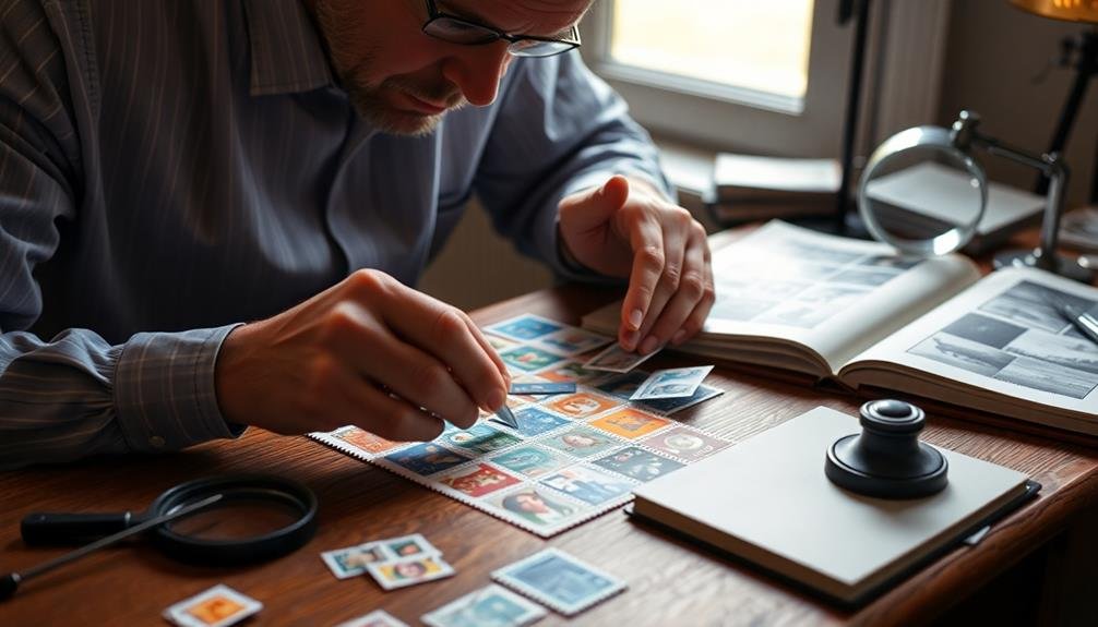 discovering joy in stamp collecting