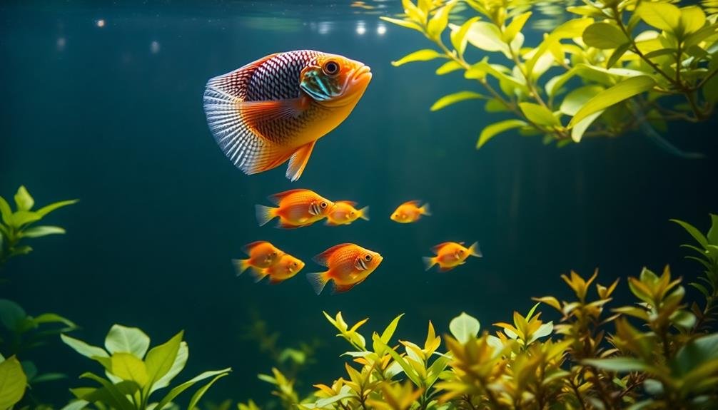 discus fish parenting behavior