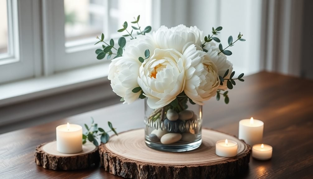diy serene home centerpieces
