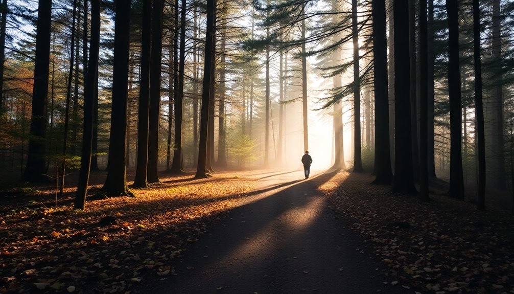 establish mindful walking practices
