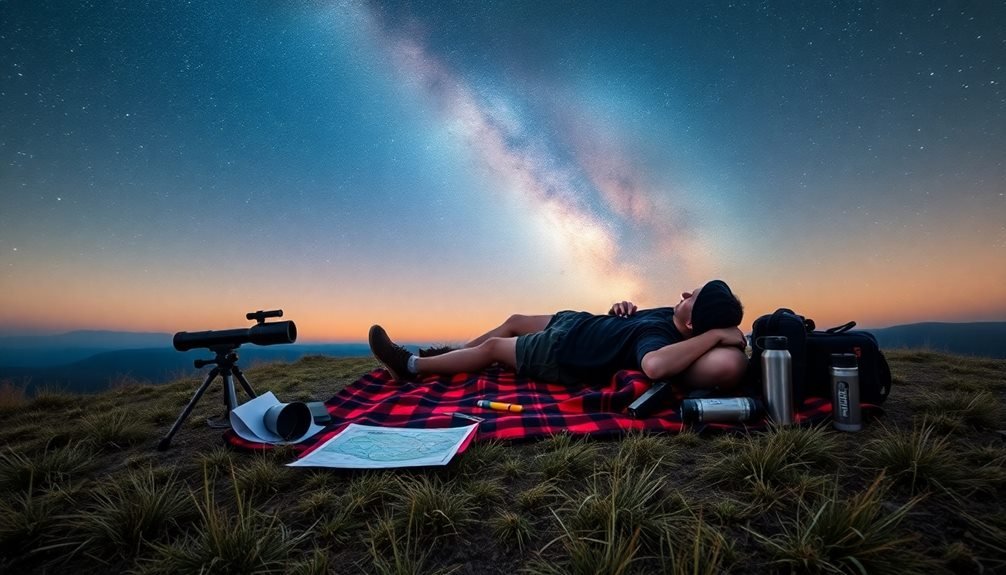 establishing a stargazing schedule