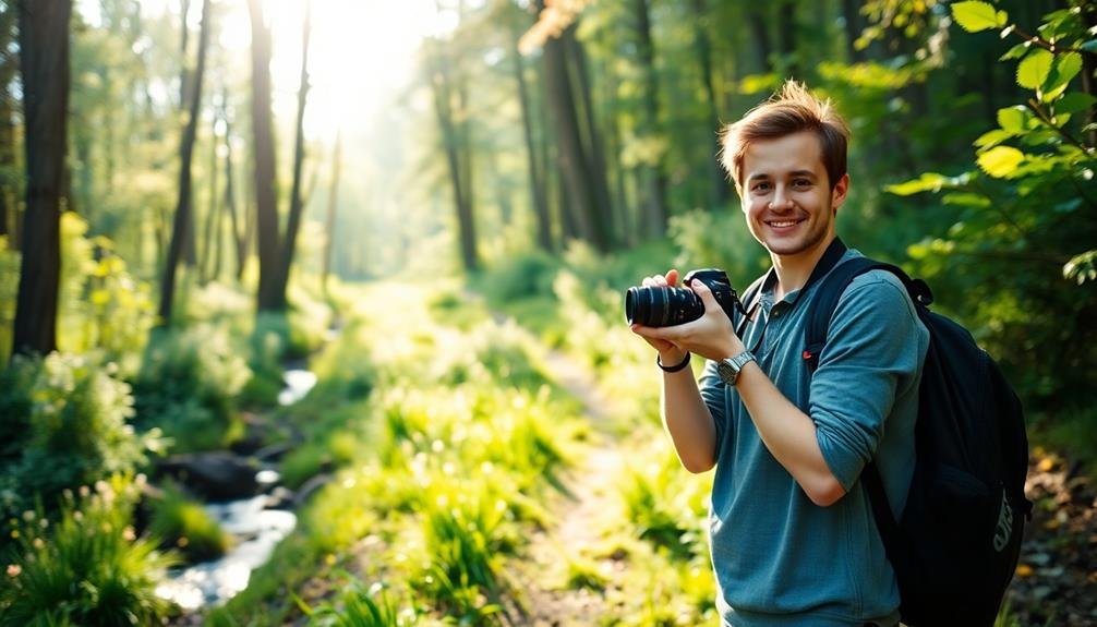 exercise through photography walks