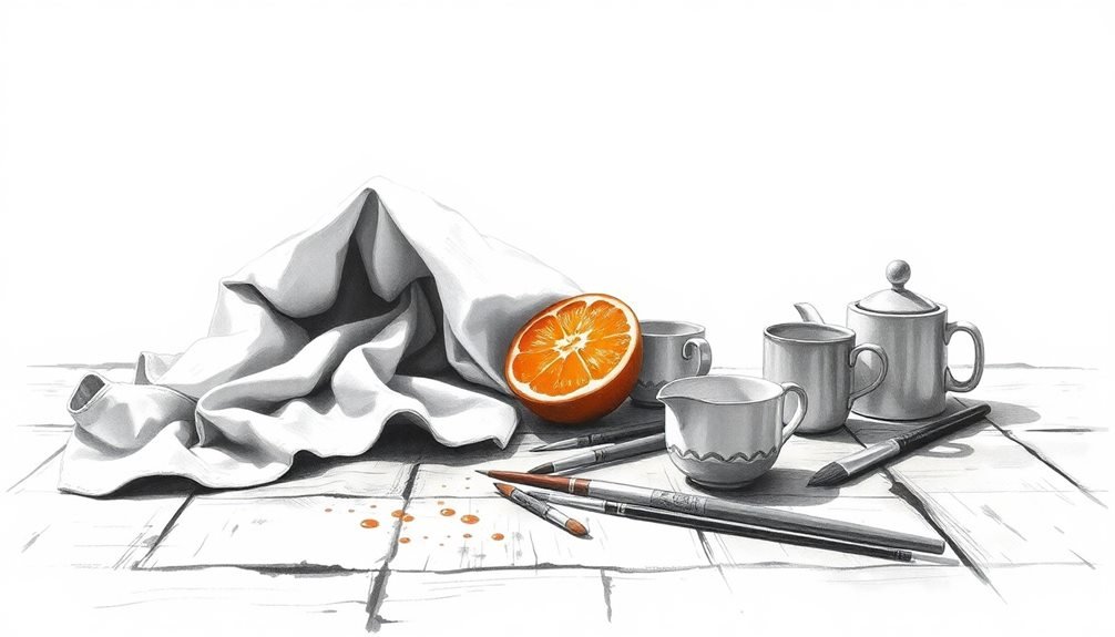 expressive casual art composition