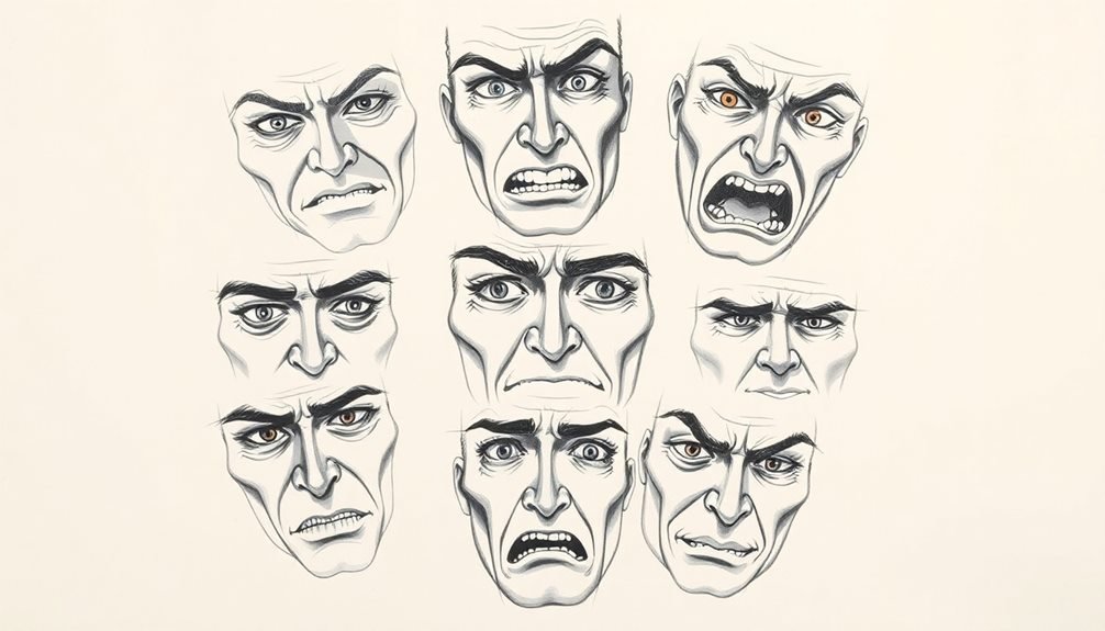 expressive faces in art
