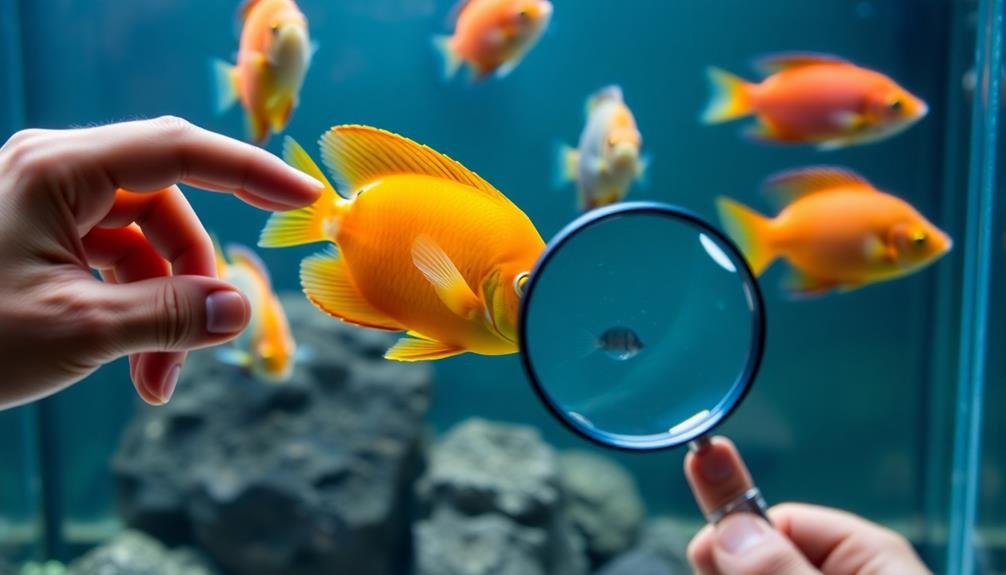fish behavior visual inspection