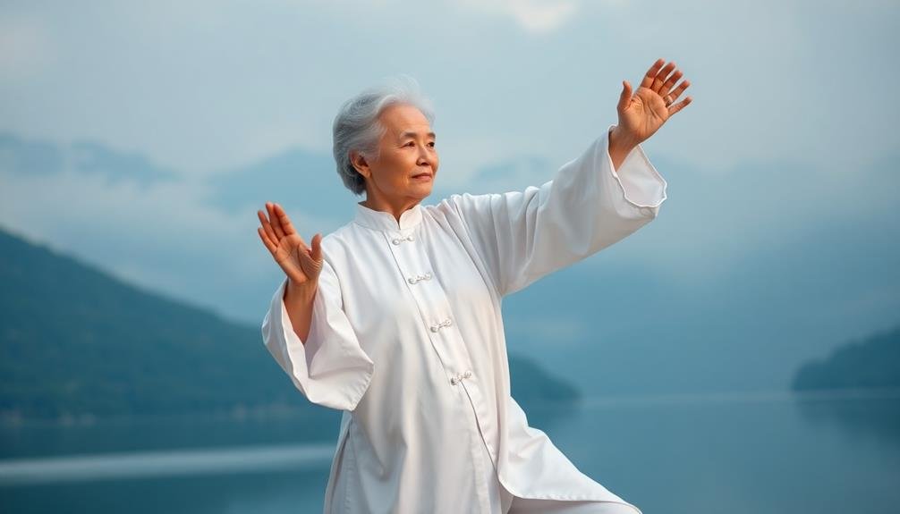 gentle flowing hand movements