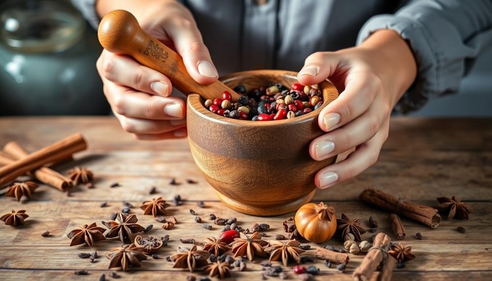 ground spice preparation process