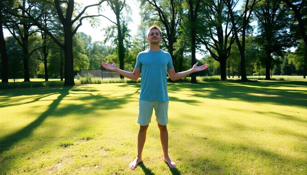 grounded and sturdy posture