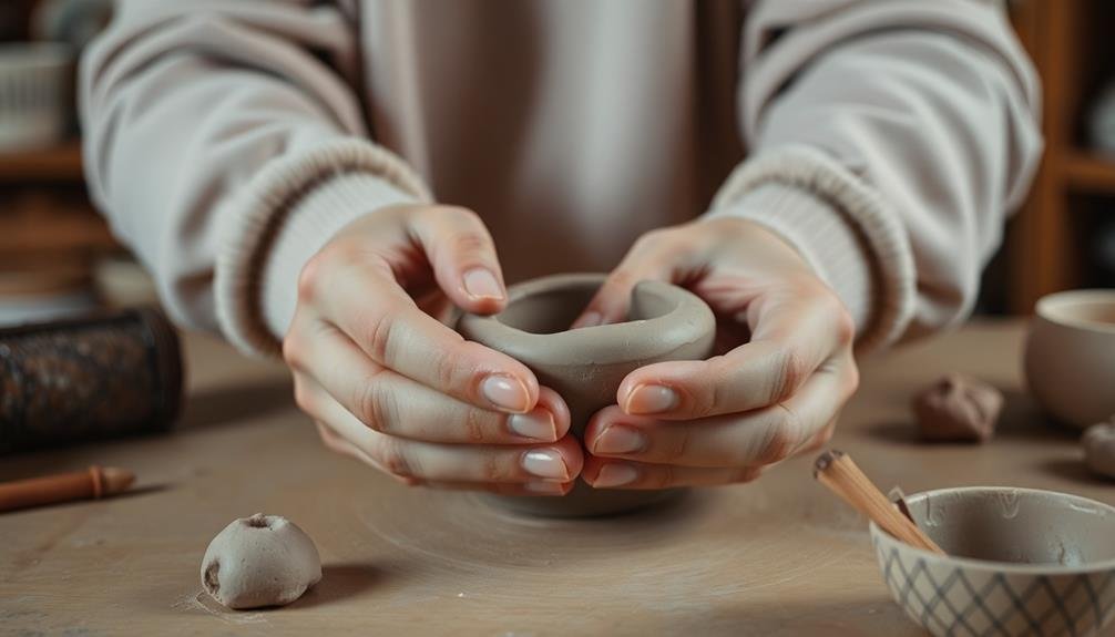 handcrafted ceramic pinch pots