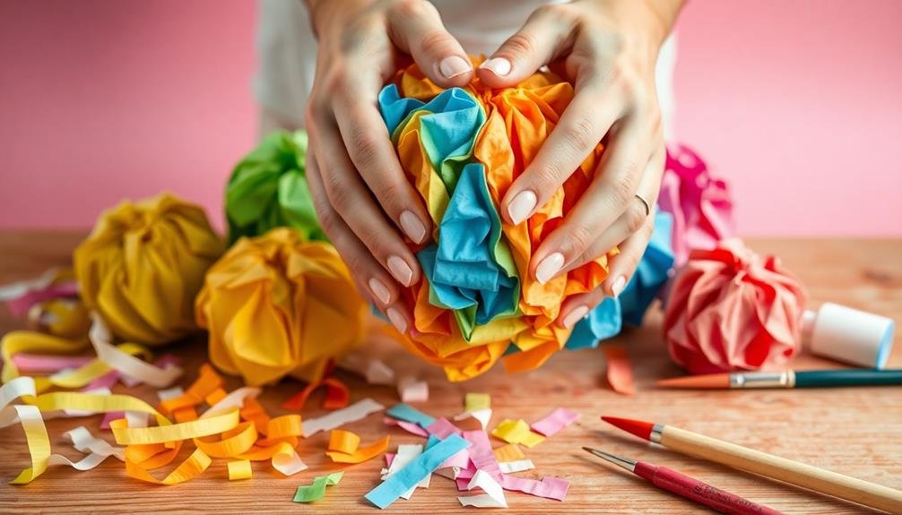 handcrafted papier m ch stress balls