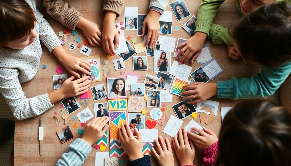 healing through collaborative scrapbooking