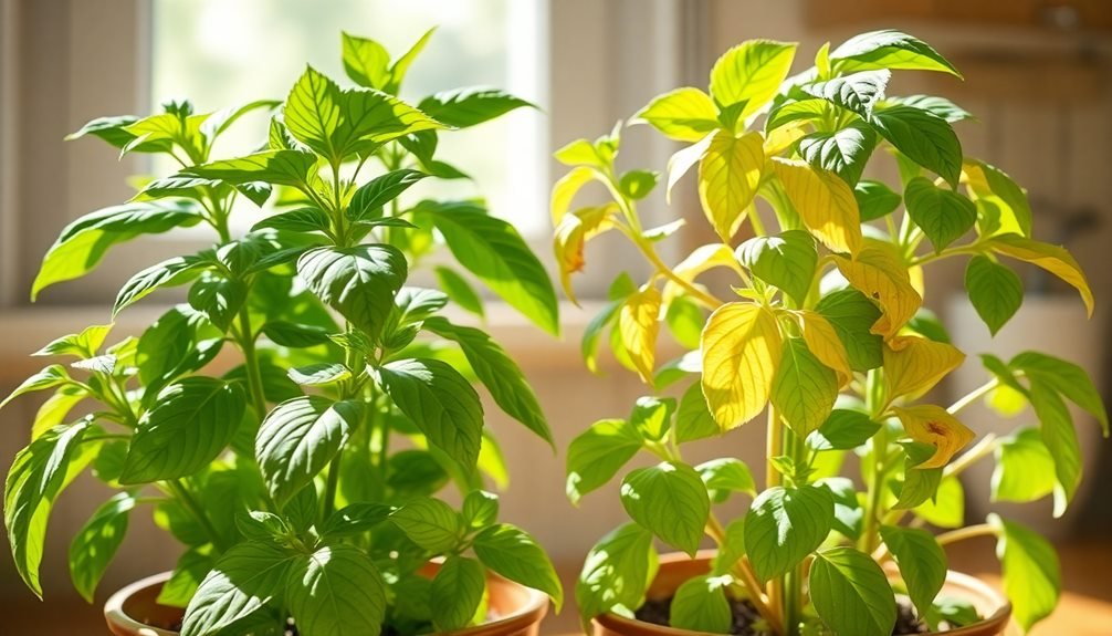 herbs water stress analysis