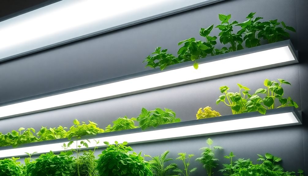 illuminated vertical garden systems
