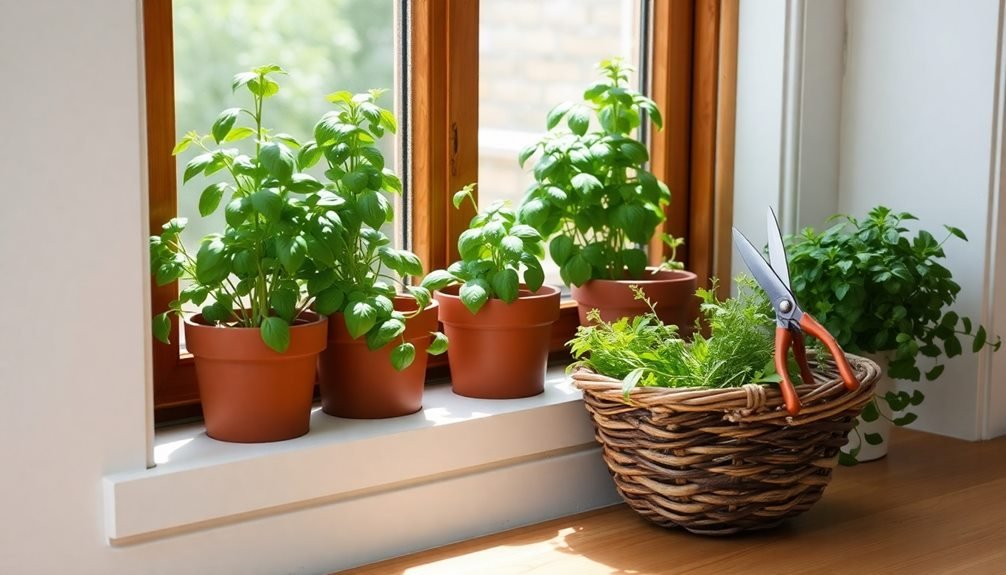 indoor herb harvesting guide
