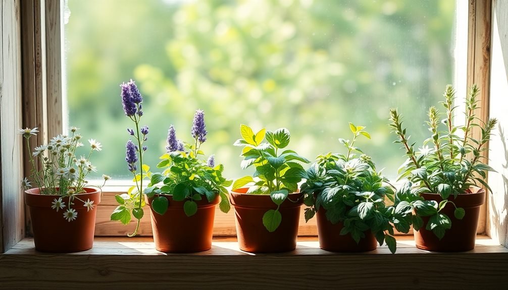 indoor soothing herb cultivation