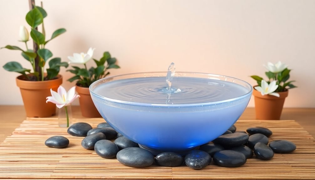indoor water feature installation