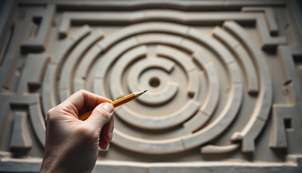 intricate labyrinthine pathways explored