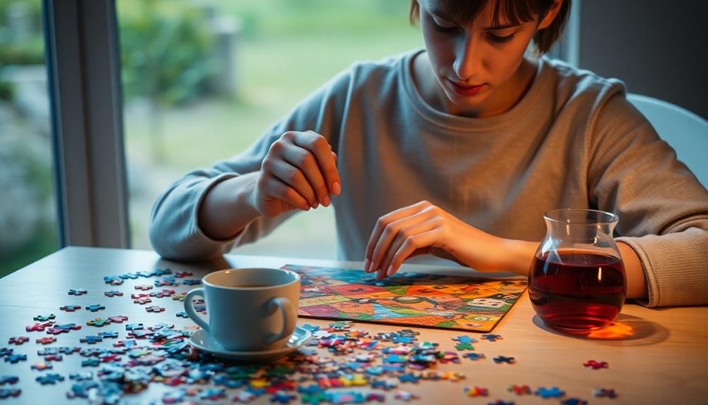 jigsaw puzzles reduce anxiety