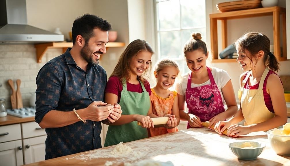 joyful cooking experience together