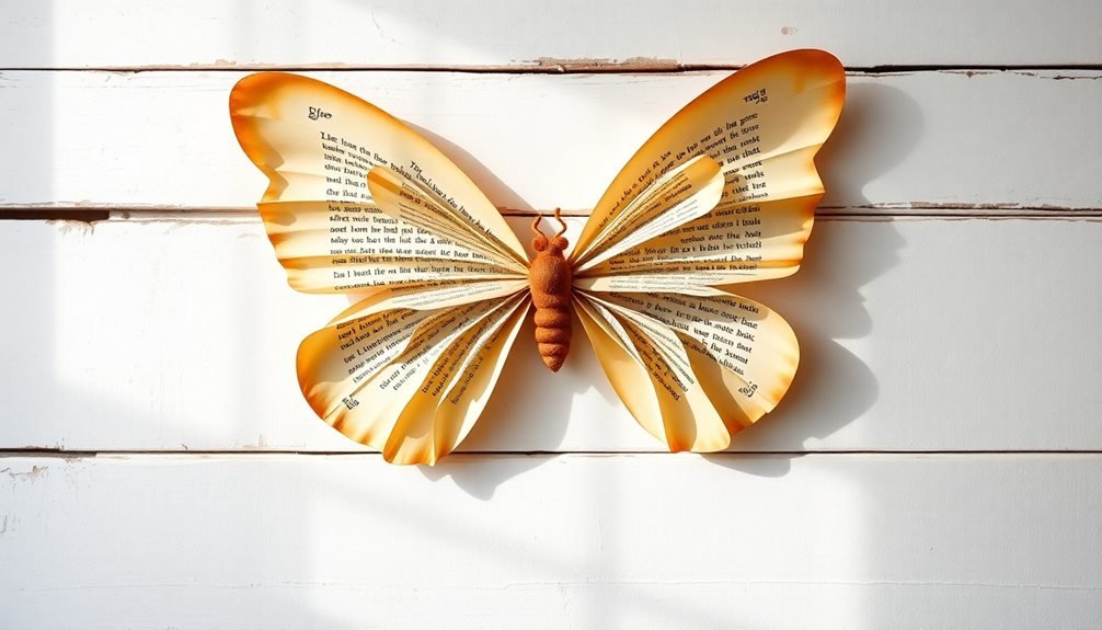literary themed wall decor