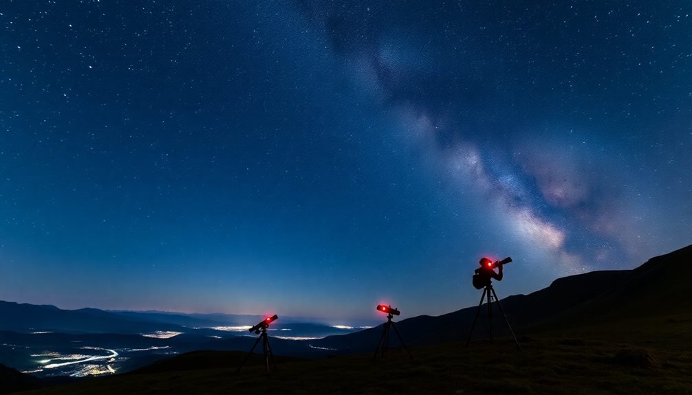 locating ideal stargazing location