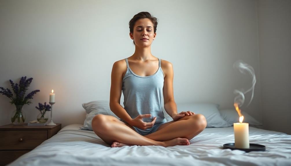 meditation with mindful candles