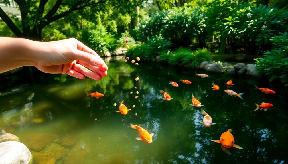 meditative fish feeding techniques