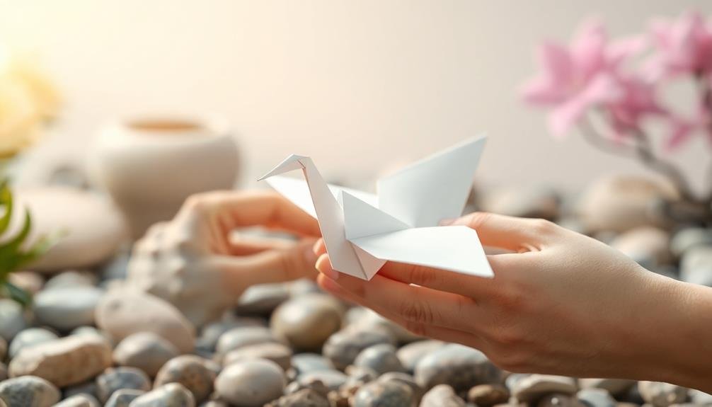 meditative origami art practice