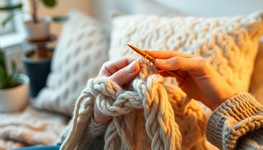 meditative scarf craft project