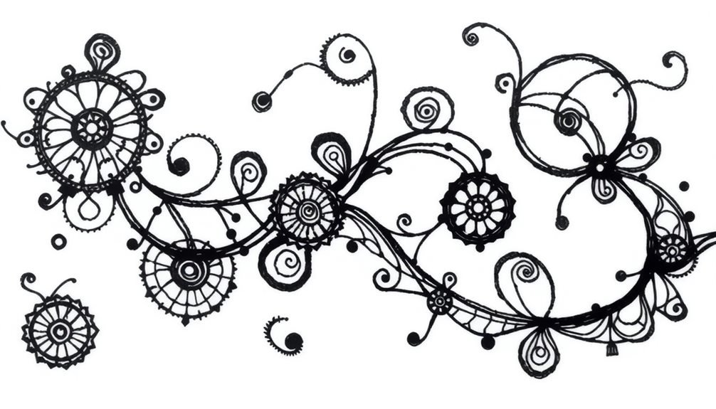 meditative zentangle pattern techniques