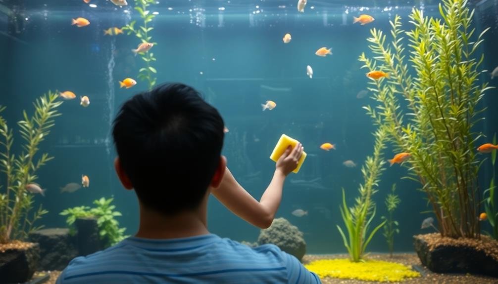 mindful aquarium care routine