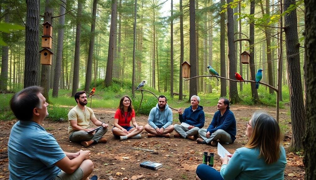 mindful birdwatching community gatherings