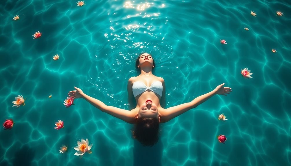 mindful floating meditation technique