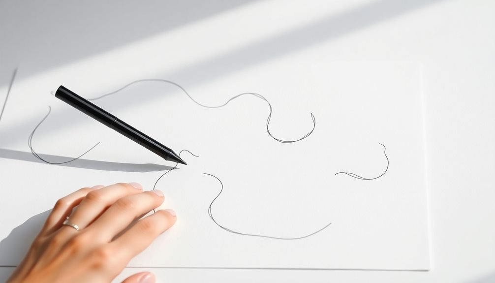 mindful line making practice