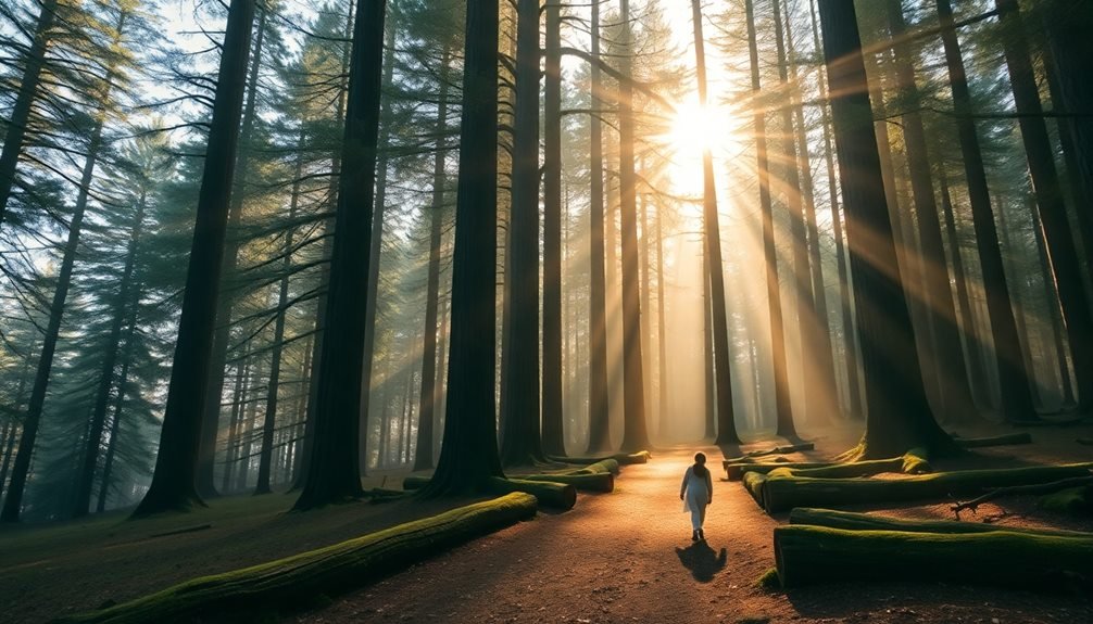 mindful stroll in nature