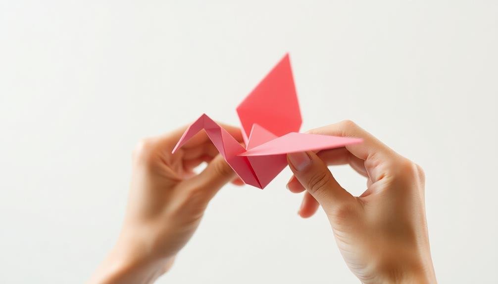 mindfulness in paper crane